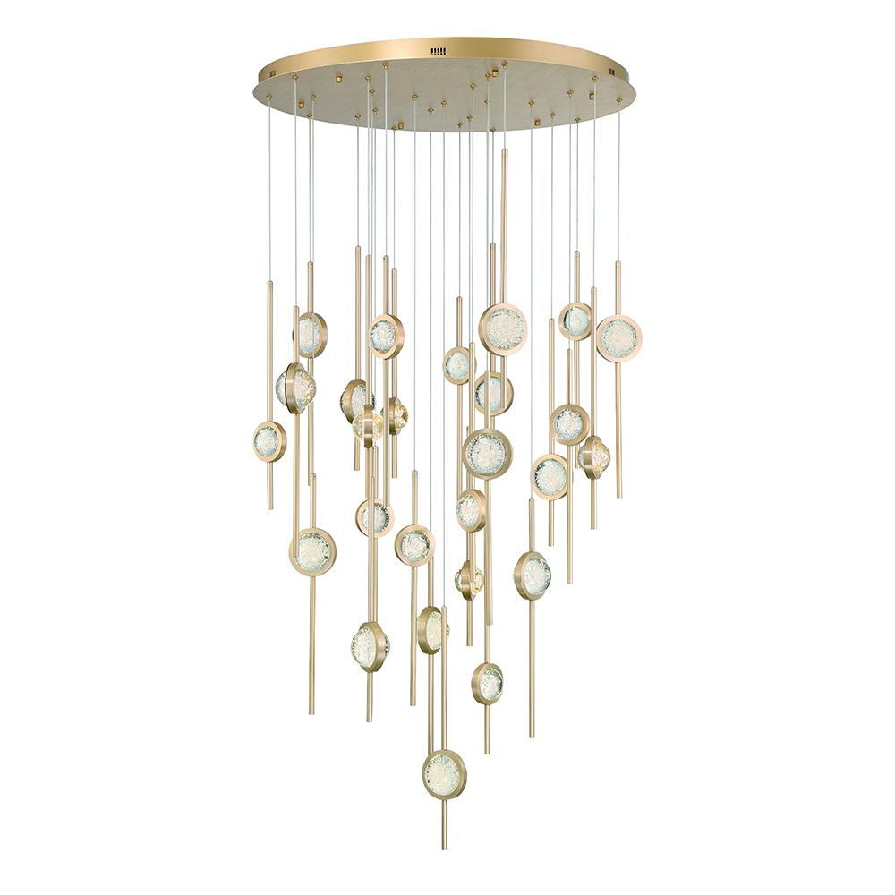 Barletta 26 Light Chandelier in Brass