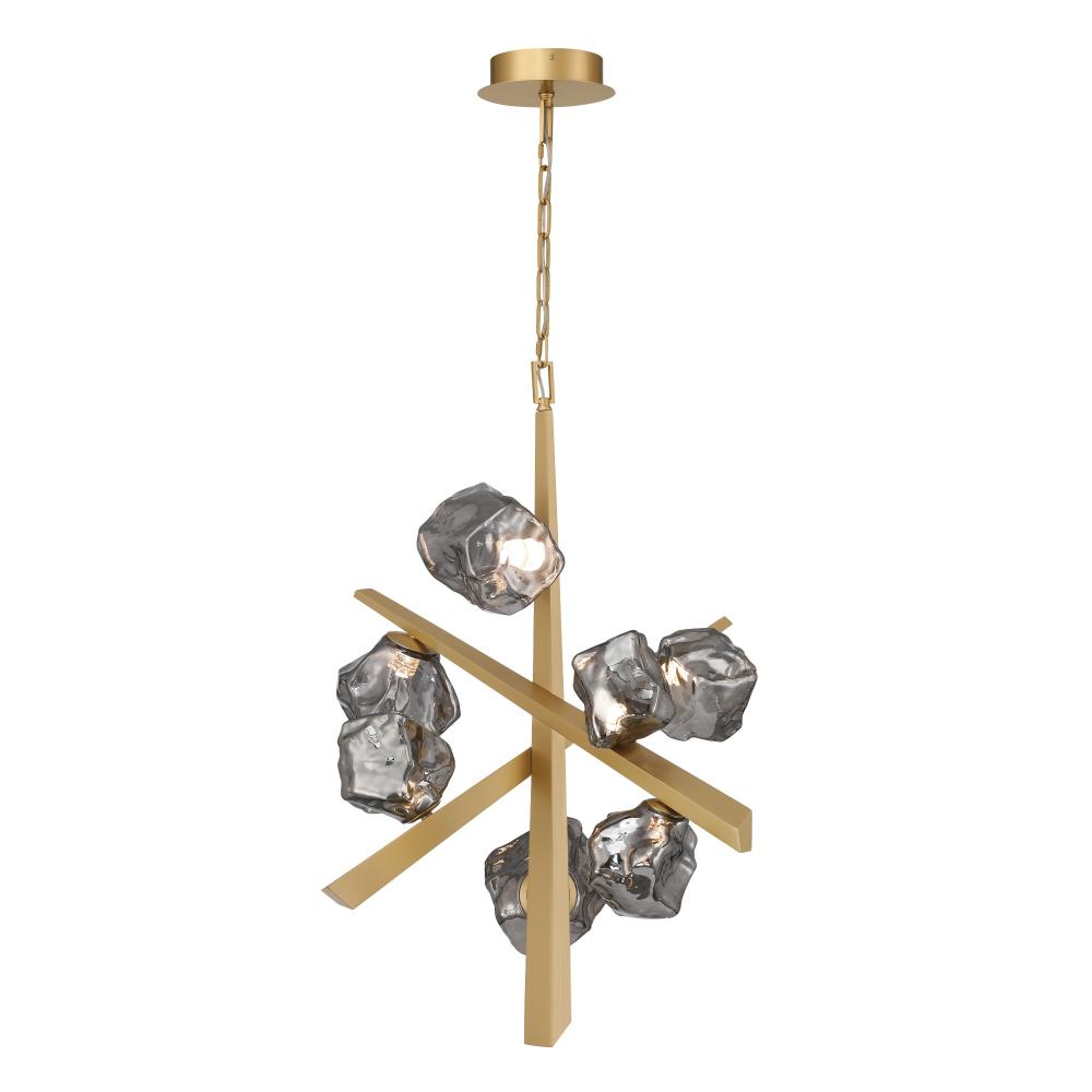 Thorah 27" LED Chandelier In Gold