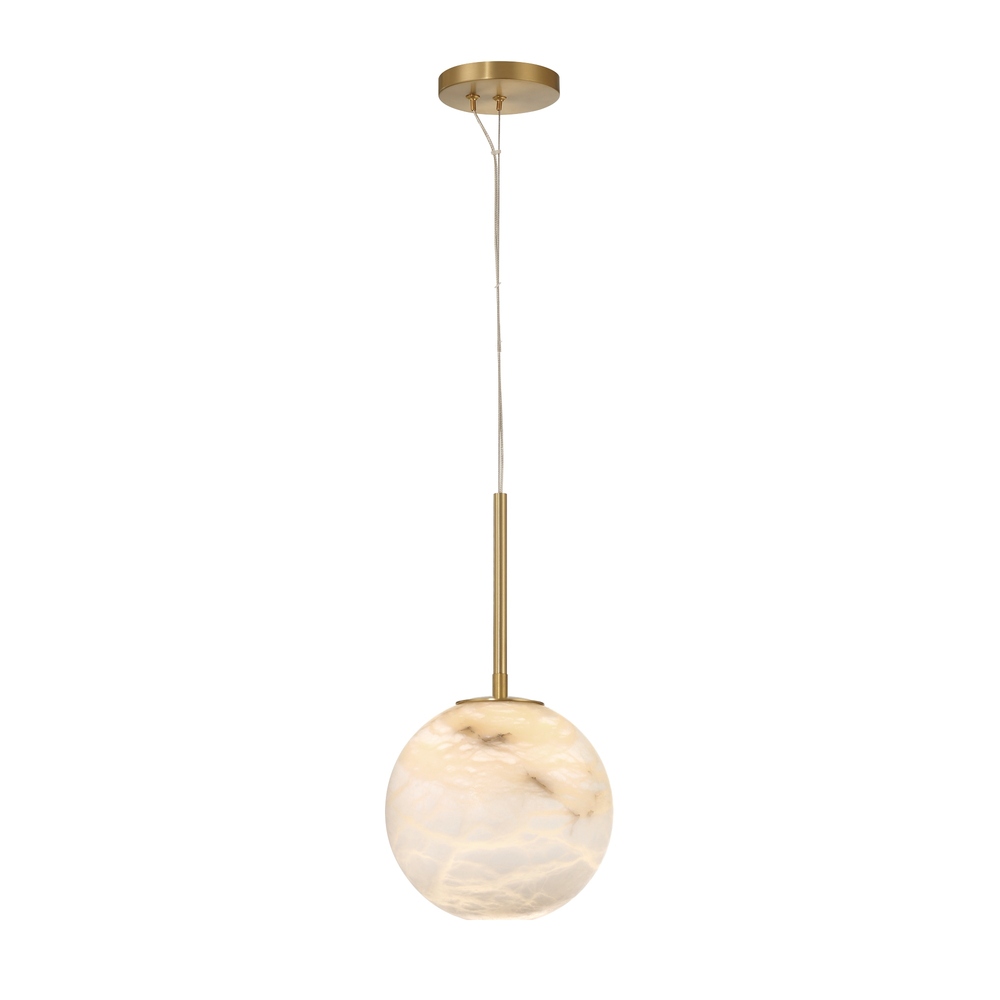 Kepler 8" LED Pendant In Gold