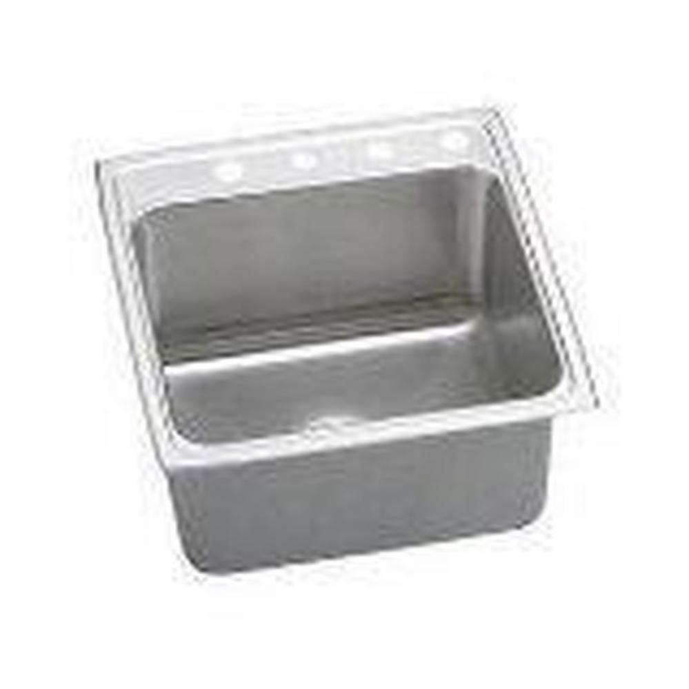 18 Gauge 22'' X 22'' X 12.1'' Single Bowl Kitchen Sink