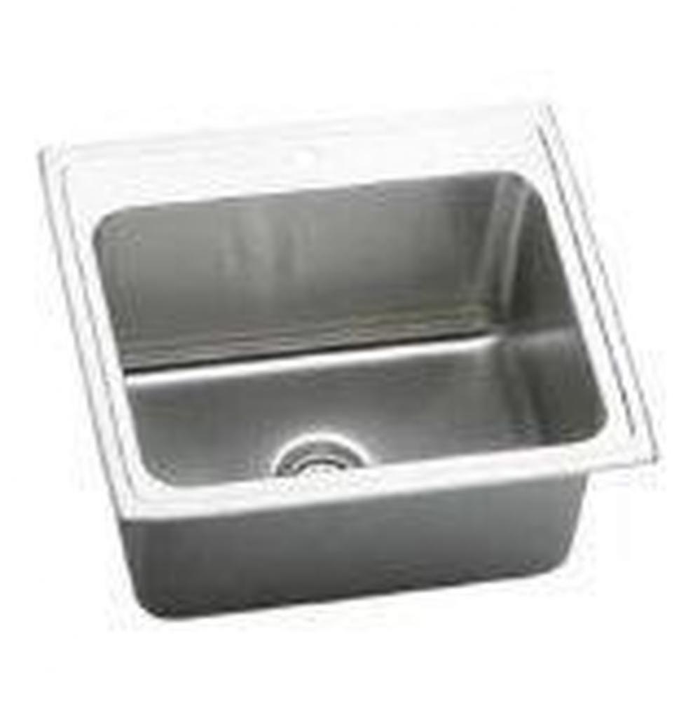 18 Gauge 25'' X 22'' X 12.1'' Single Bowl Kitchen Sink