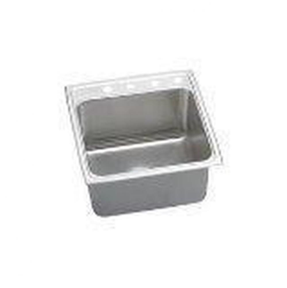 Gourmet Stainless Steel 19-1/2'' x 22'' x 10-1/8'', Single Bowl Drop