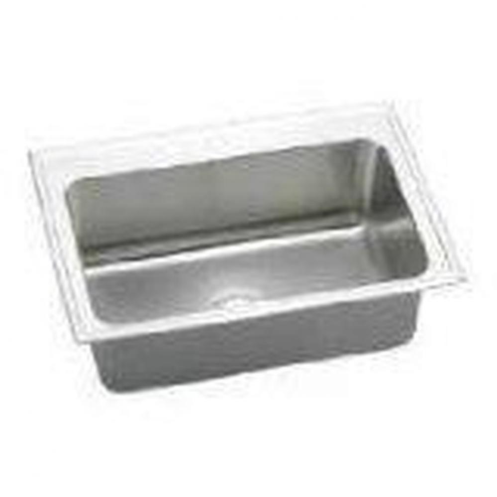 18 Gauge 33'' X 22'' X 11.625'' Single Bowl Kitchen Sink