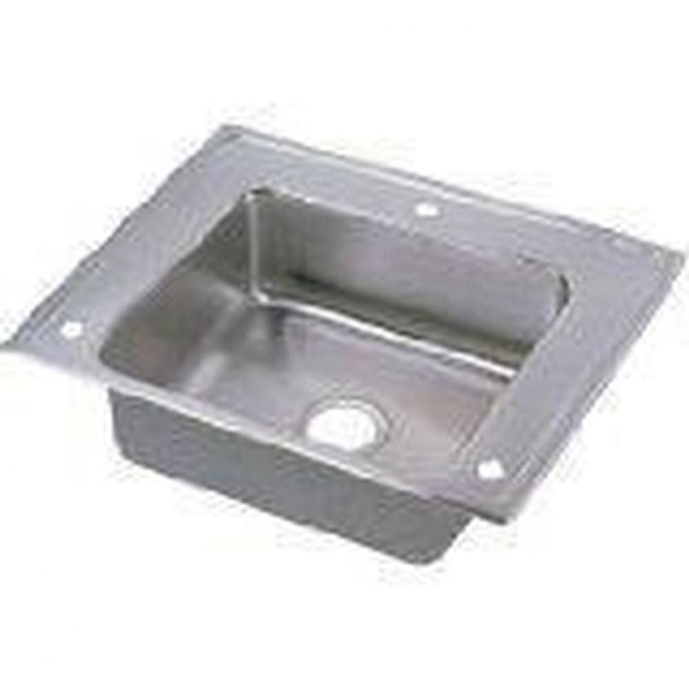 18 Gauge 28'' X 22'' X 5.5'' Single Bowl Sink