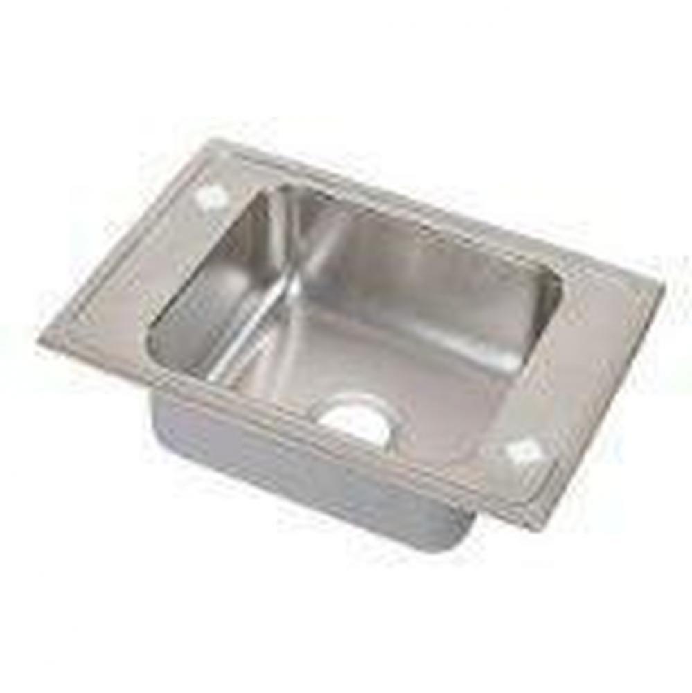 18 Gauge 22'' X 19.5'' X 7.625'' Single Bowl Sink