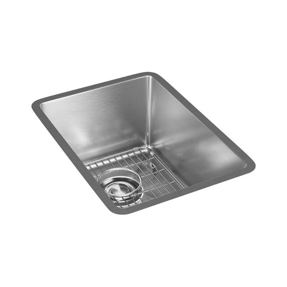 18 Gauge Stainless Steel 13.5'' x 18.5'' x 9'' Single Bowl Undermoun