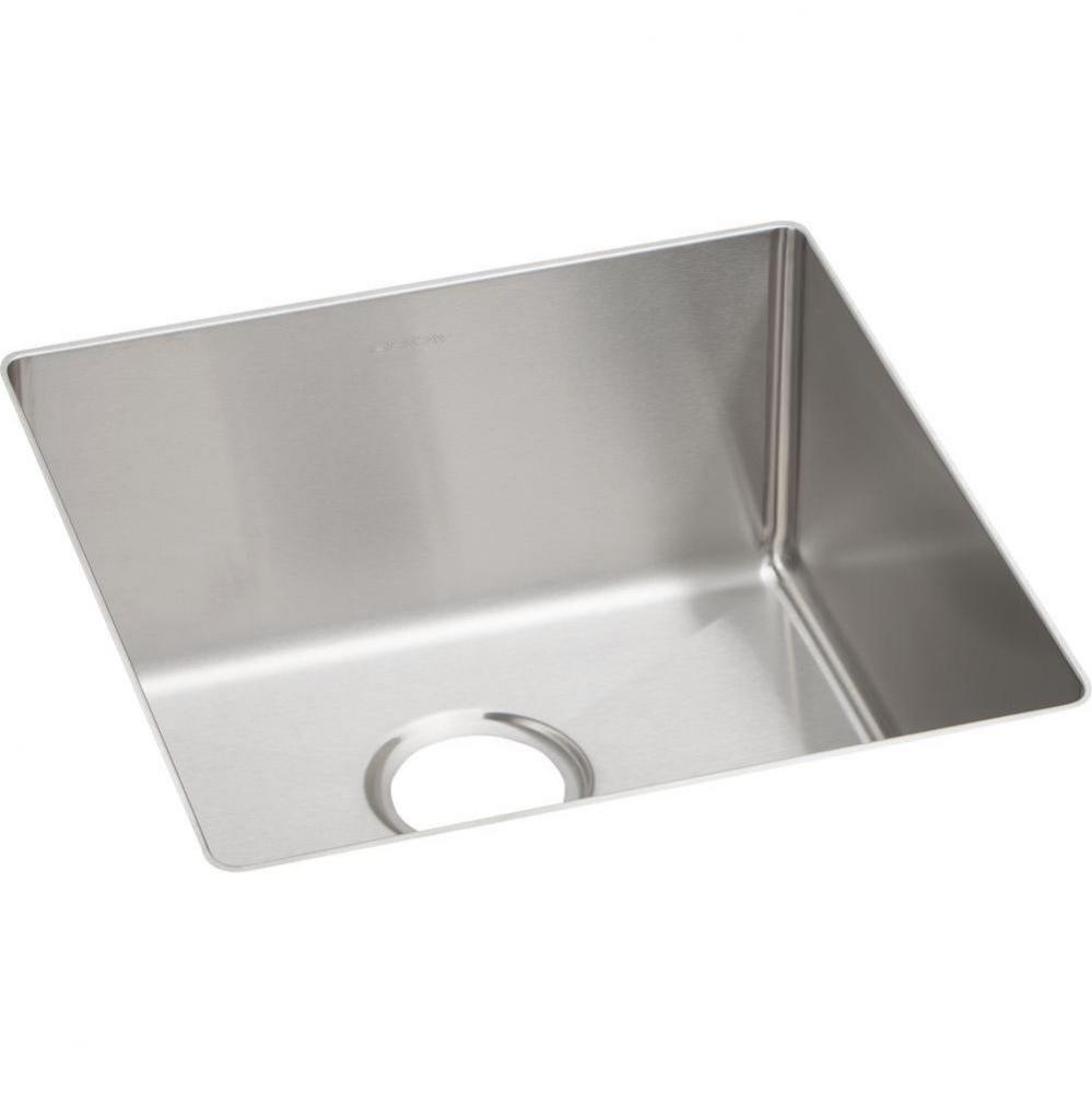 18 Gauge Stainless Steel 18.5'' x 18.5'' x 9'' Single Bowl Undermoun