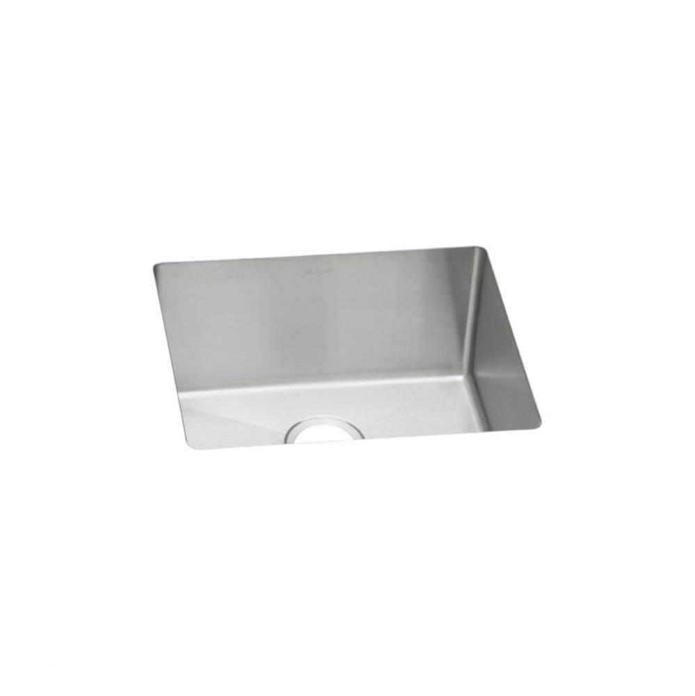 16 Gauge Stainless Steel 21.5'' x 18.5'' x 10'' Single Bowl Undermou