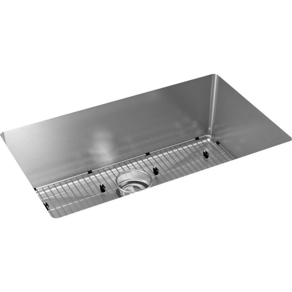 Crosstown 16 Gauge Stainless Steel, 30-1/2'' x 18-1/2'' x 10'' Singl