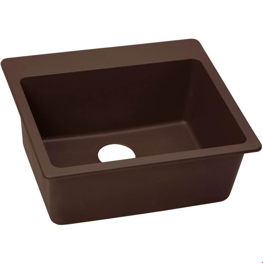 Elkay Quartz Classic 25'' x 22'' x 9-1/2'', Single Bowl Drop-in Sink