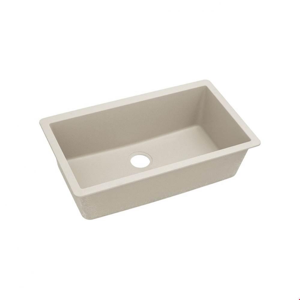 Quartz Classic 33'' x 18-7/16'' x 9-7/16'', Single Bowl Undermount S