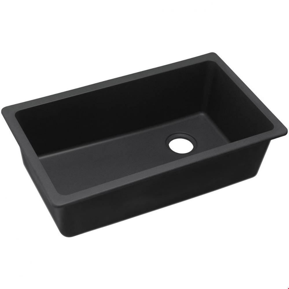 Quartz Classic 33'' x 18-3/4'' x 9-1/2'', Single Bowl Undermount Sin