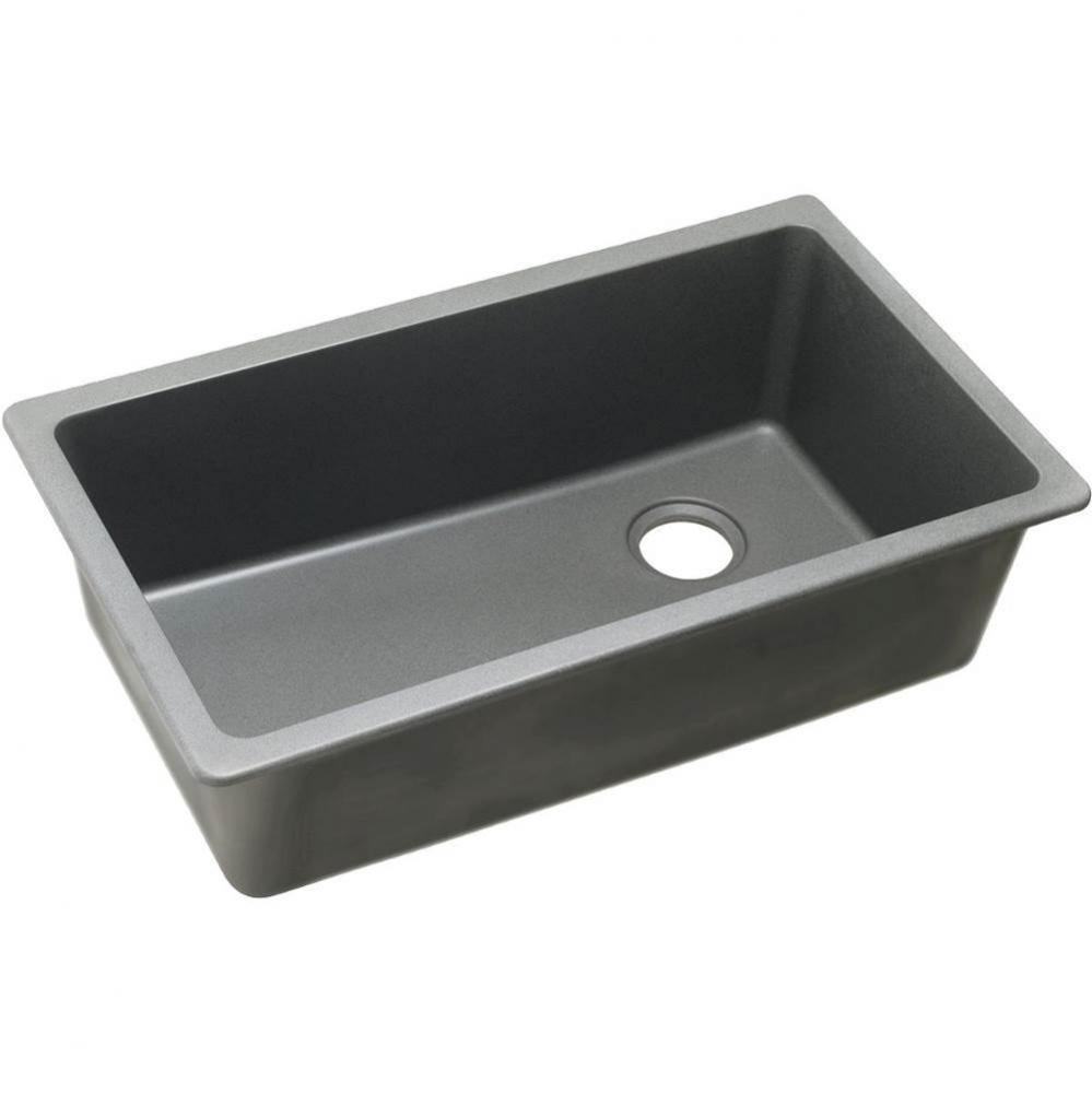 Quartz Classic 33'' x 18-3/4'' x 9-1/2'', Single Bowl Undermount Sin