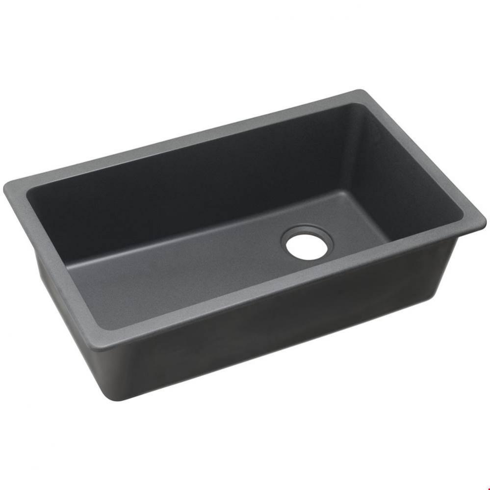 Quartz Classic 33'' x 18-3/4'' x 9-1/2'', Single Bowl Undermount Sin