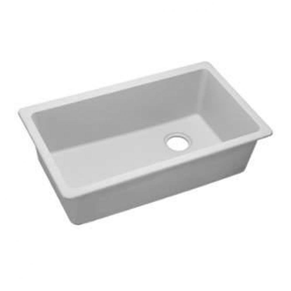 Quartz Classic 33'' x 18-3/4'' x 9-1/2'', Single Bowl Undermount Sin