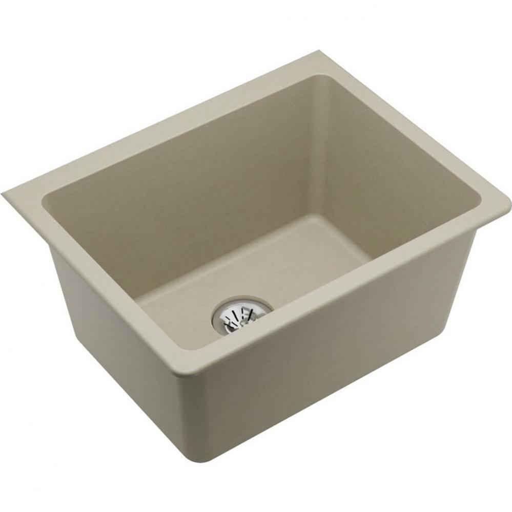 Quartz Classic 25'' x 18-1/2'' x 11-13/16'', Undermount Laundry Sink