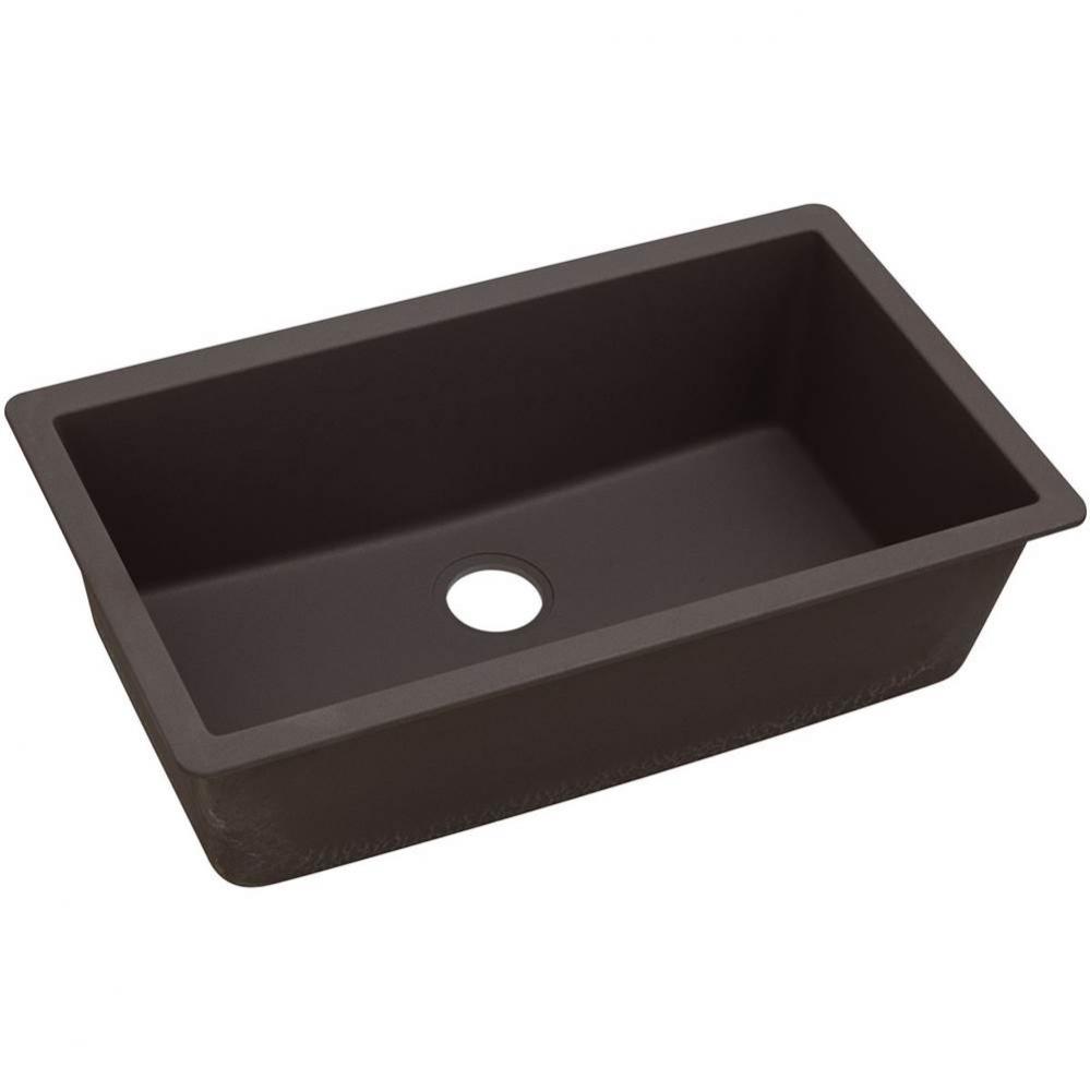 Quartz Luxe® 33'' x 18-7/16'' x 9-7/16'' Single Bowl Undermount