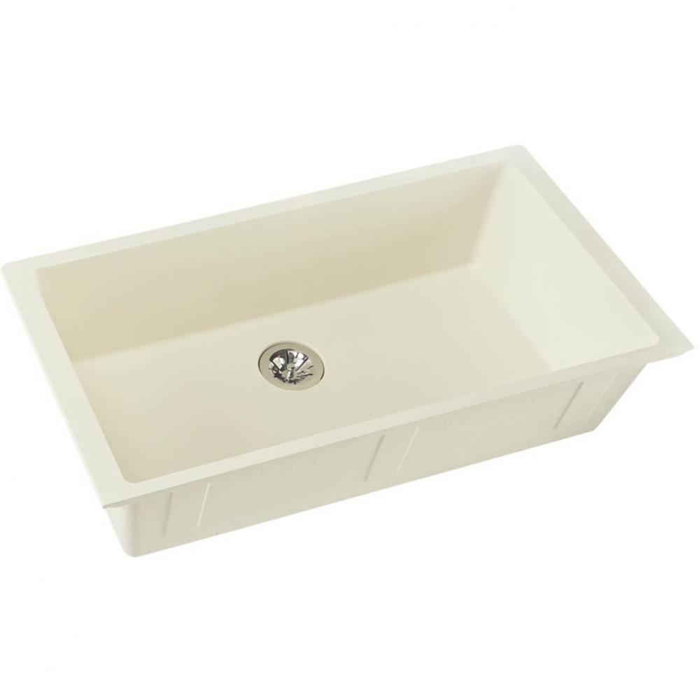 Elkay Quartz Luxe 35-7/8'' x 19'' x 9'' Single Bowl Undermount Kitch