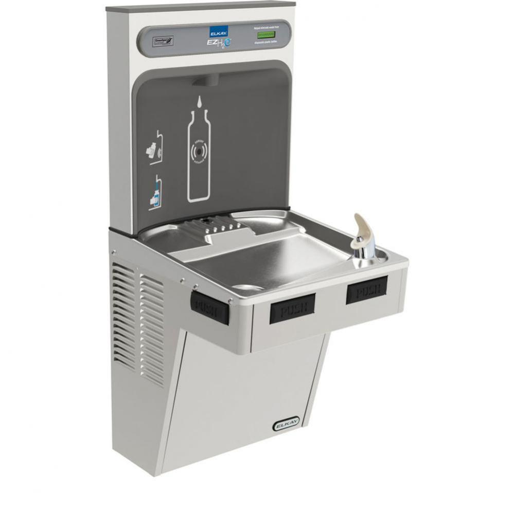 ezH2O Bottle Filling Station with Mechanically Activated, Single ADA Cooler Non-Filtered Non-Refri