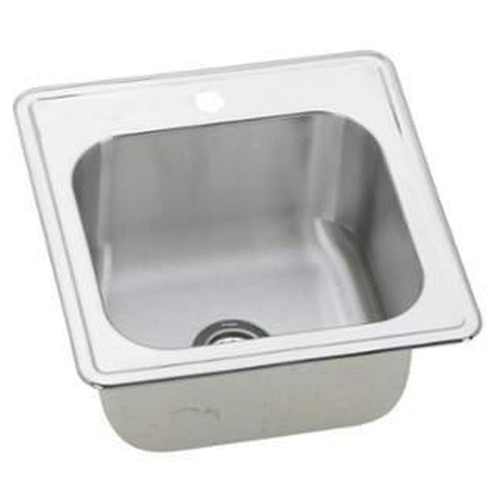20 Gauge Stainless Steel 20'' x 20'' x 10.125'' Single Bowl Drop-in