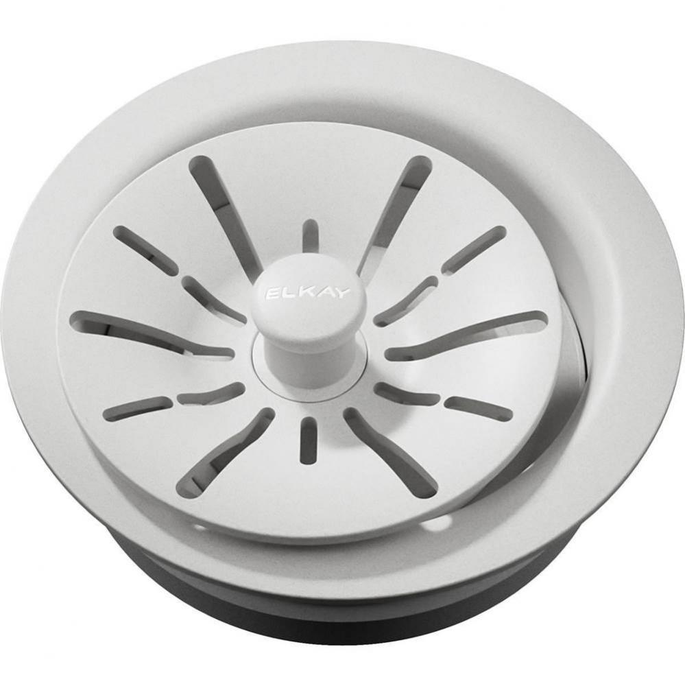 Quartz Perfect Drain 3-1/2'' Polymer Disposer Flange with Removable Basket Strainer and