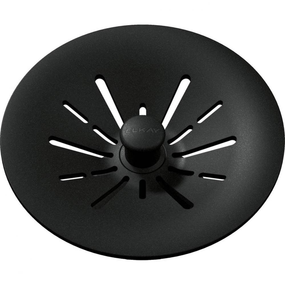 Quartz Perfect Drain 3-1/2'' Removable Polymer Basket Strainer and Rubber Stopper Charco