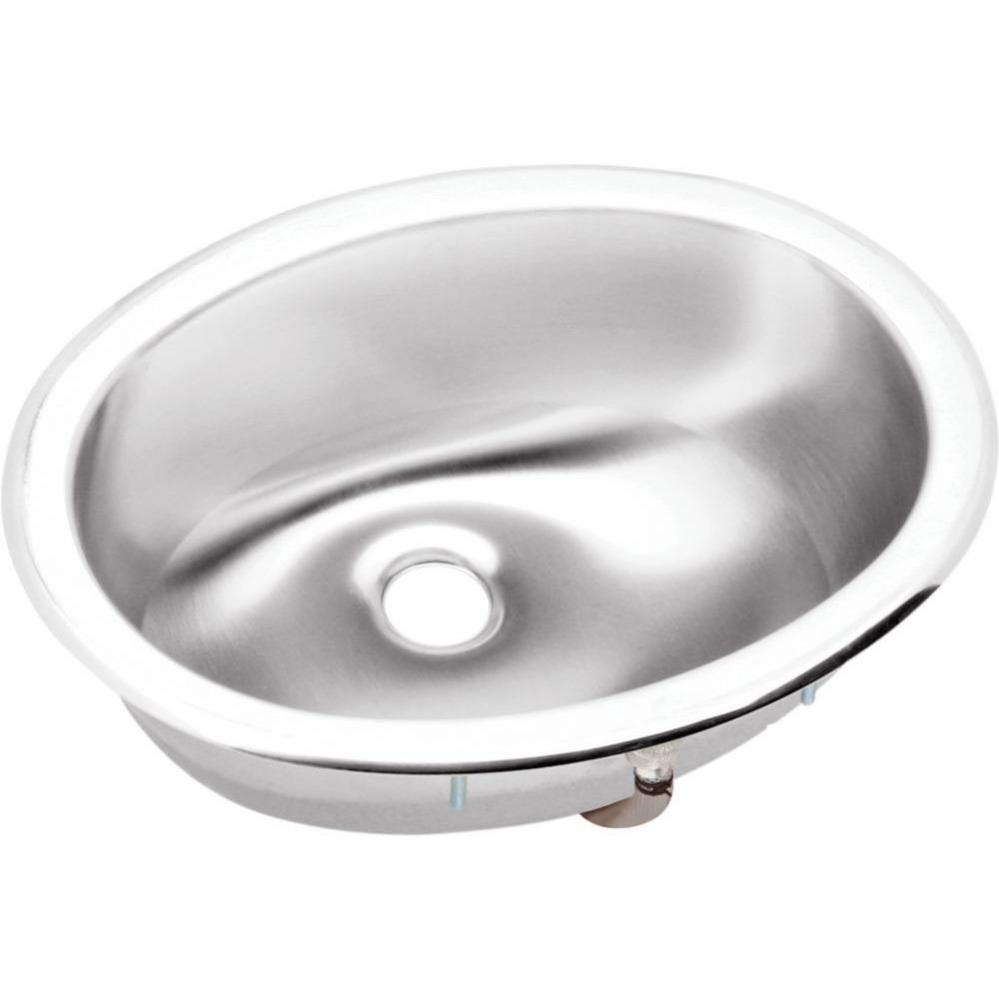 Asana Stainless Steel 16'' x 12-1/2'' x 5-13/16'', Single Bowl Drop-