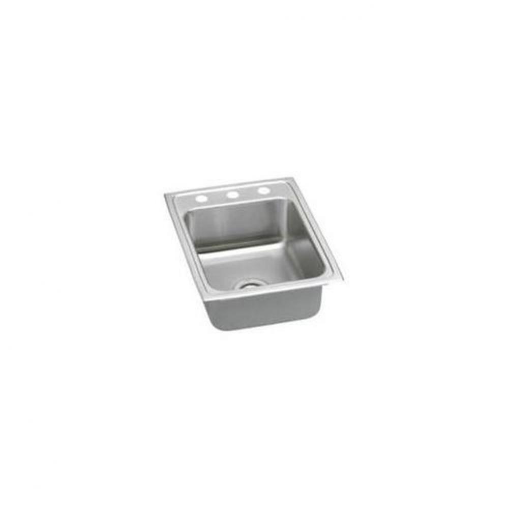 18 Gauge 17'' X 22'' X 7.625'' Single Bowl Kitchen Sink