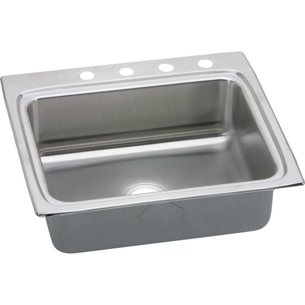 Lustertone Classic Stainless Steel 25'' x 22'' x 8-1/8'', Single Bow