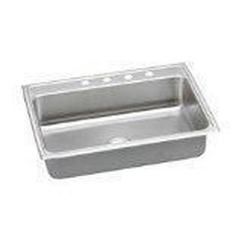 18 Gauge 31'' X 22'' X 7.6'' Single Bowl Kitchen Sink