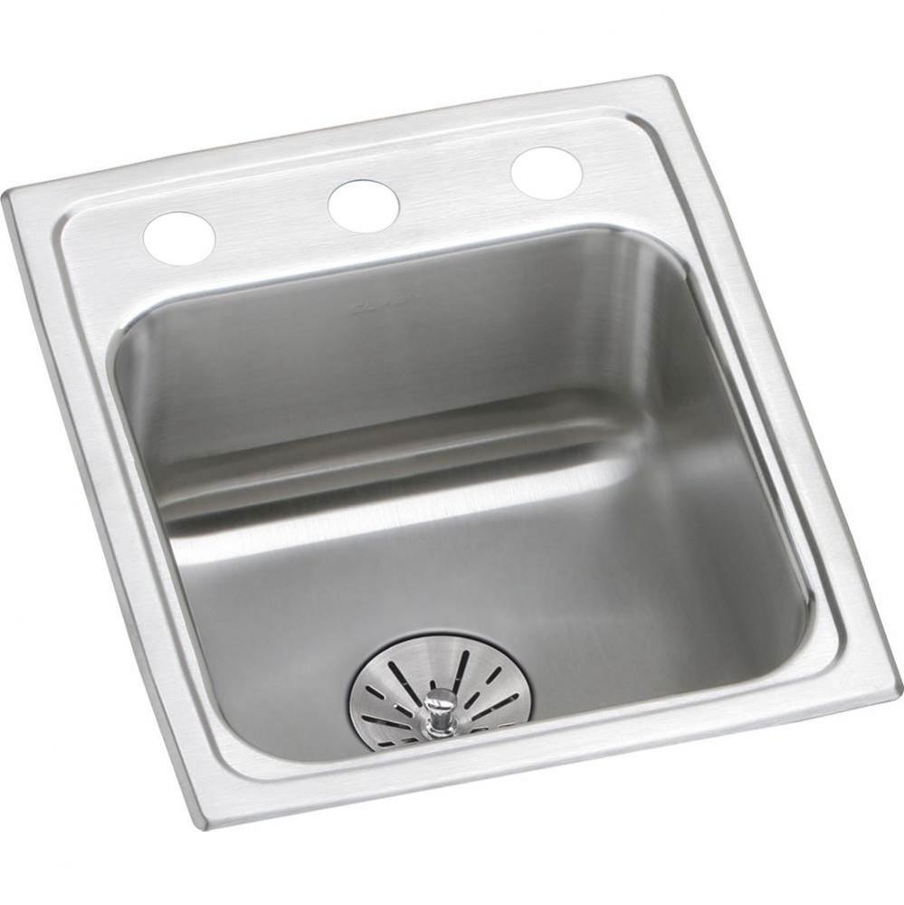 Lustertone Classic Stainless Steel 13'' x 16'' x 6-1/2'', MR2-Hole S