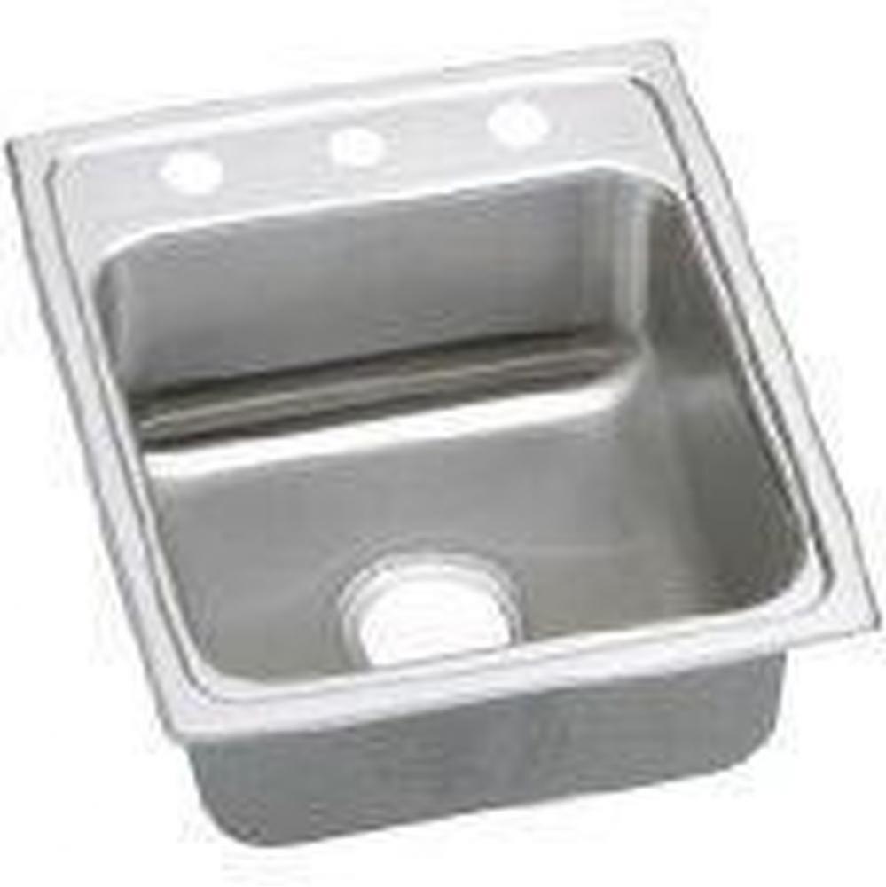 18 Gauge 17'' X 20'' X 5.5'' Single Bowl Kitchen Sink