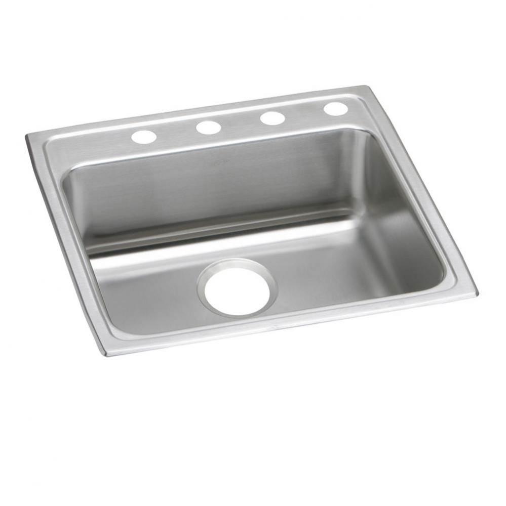 Lustertone Classic Stainless Steel 22'' x 22'' x 4-1/2'', Single Bow