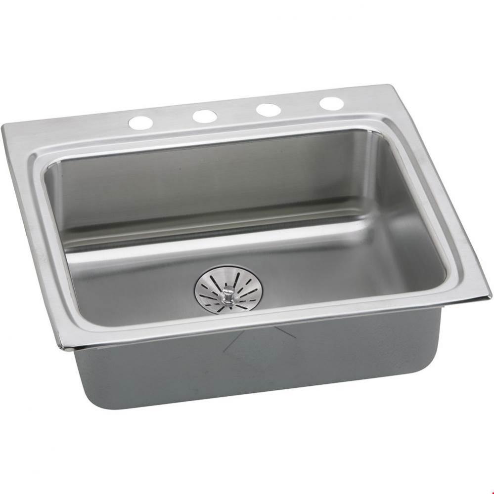 Lustertone Classic Stainless Steel 25'' x 22'' x 6-1/2'', Single Bow