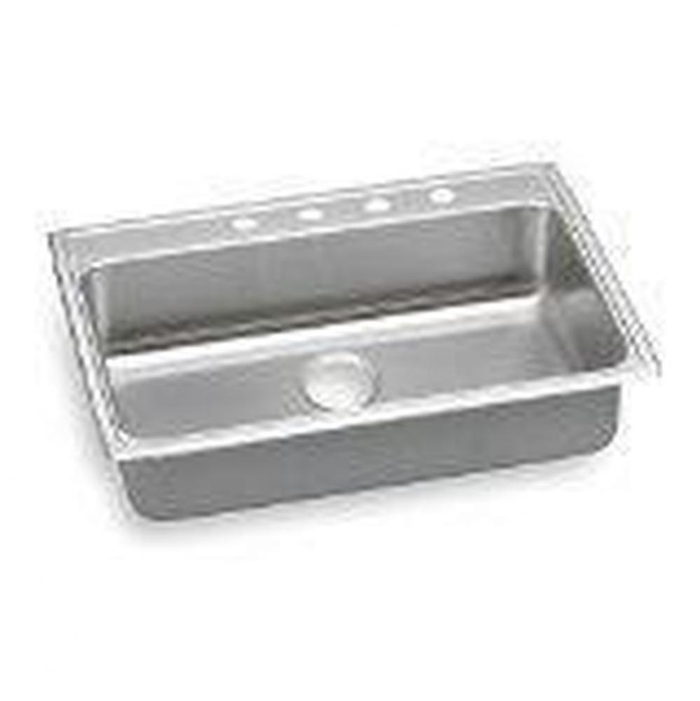 18 Gauge 31'' X 22'' X 5.5'' Single Bowl Kitchen Sink