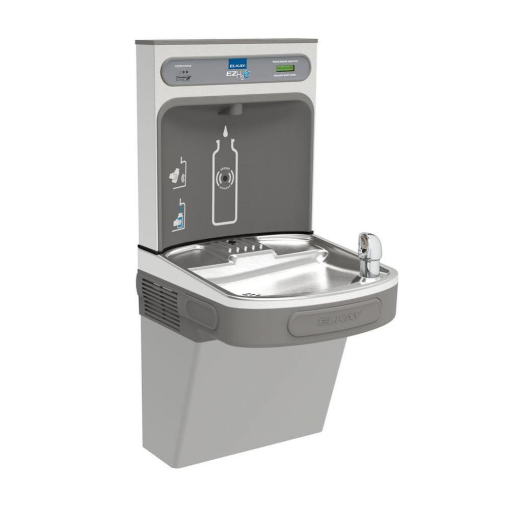 ezH2O Bottle Filling Station with Single ADA Vandal-Resistant Cooler, Filtered Non-Refrigerated Li