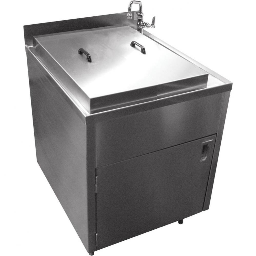 Elkay Standard Rethermalizer, Pouch Basket Rack Type, Sliding Lid, Casters, 26 (L) X 34 (W) X 30 (