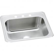 Elkay DCR2522121 - Pursuit Stainless Steel 25'' x 22'' x 12-1/4'', 1-Hole Single Bowl D