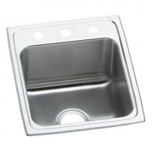 Elkay LRAD152250MR2 - Lustertone Classic Stainless Steel 15'' x 22'' x 5'', Single Bowl Dr