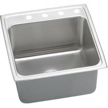 Elkay DLRQ2222105 - Lustertone Classic Stainless Steel 22'' x 22'' x 10-1/8'', Single Bo