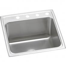 Elkay DLR2222105 - Lustertone Classic Stainless Steel 22'' x 22'' x 10-1/8'', Single Bo