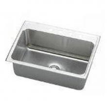 Elkay DLR312210X - 18 Gauge 31'' X 22'' X 10.125'' Single Bowl Kitchen Sink