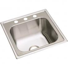 Elkay DPC12020102 - Dayton Stainless Steel 20'' x 20'' x 10-1/8'', 2-Hole Single Bowl Dr