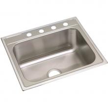 Elkay DPC12522100 - Dayton Stainless Steel 25'' x 22'' x 10-1/4'', Single Bowl Drop-in S