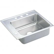 Elkay DRKADQ252240L4 - Lustertone Classic Stainless Steel 25'' x 22'' x 4'', Single Bowl Dr