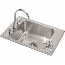 Elkay DRKR2517C - 18 Gauge Stainless Steel 25'' x 17'' x 7.625'' Single Bowl Top Mount