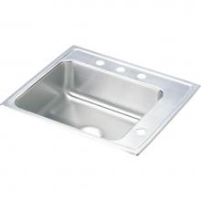 Elkay DRKR2220R0 - Lustertone Classic Stainless Steel 22'' x 19-1/2'' x 7-1/2'', Single