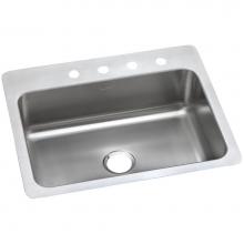 Elkay DSESR127220 - Dayton Stainless Steel 27'' x 22'' x 8'', 0-Hole Single Bowl Dual Mo