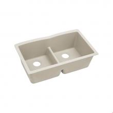 Elkay ELGDULB3322BQ0 - Quartz Classic 33'' x 19'' x 10'', Equal Double Bowl Undermount Sink