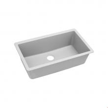 Elkay ELGRU13322WH0 - Quartz Classic 33'' x 18-7/16'' x 9-7/16'', Single Bowl Undermount S